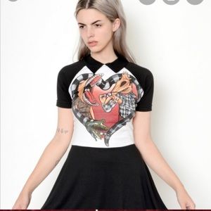 Vera’s Eye Candy Beetlejuice Peter Pan Dress